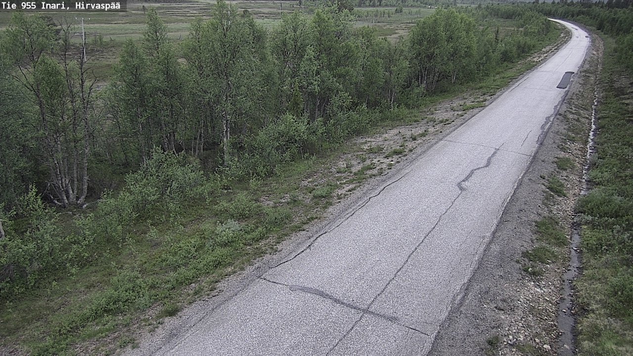 Kelikamerat Kuva Tie 955 Inari, Hirvaspää, Inari, Lappi