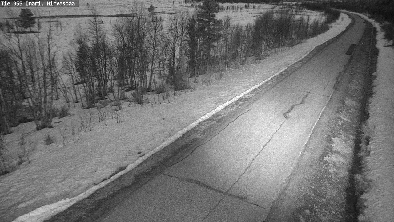 Kelikamerat Kuva Tie 955 Inari, Hirvaspää, Inari, Lappi