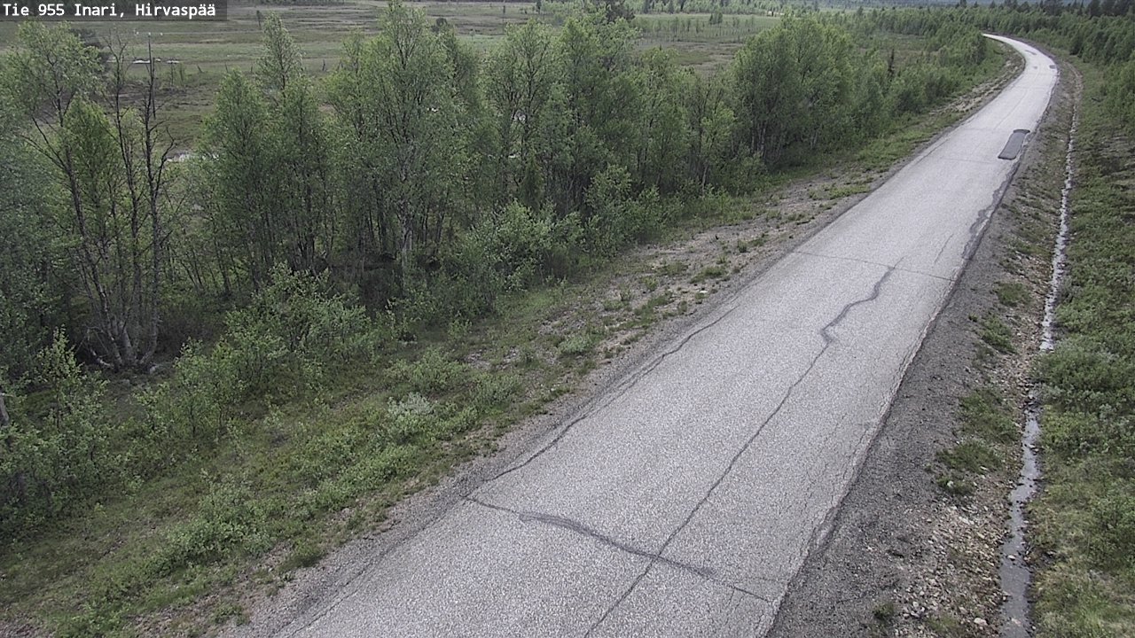 Kelikamerat Kuva Tie 955 Inari, Hirvaspää, Inari, Lappi