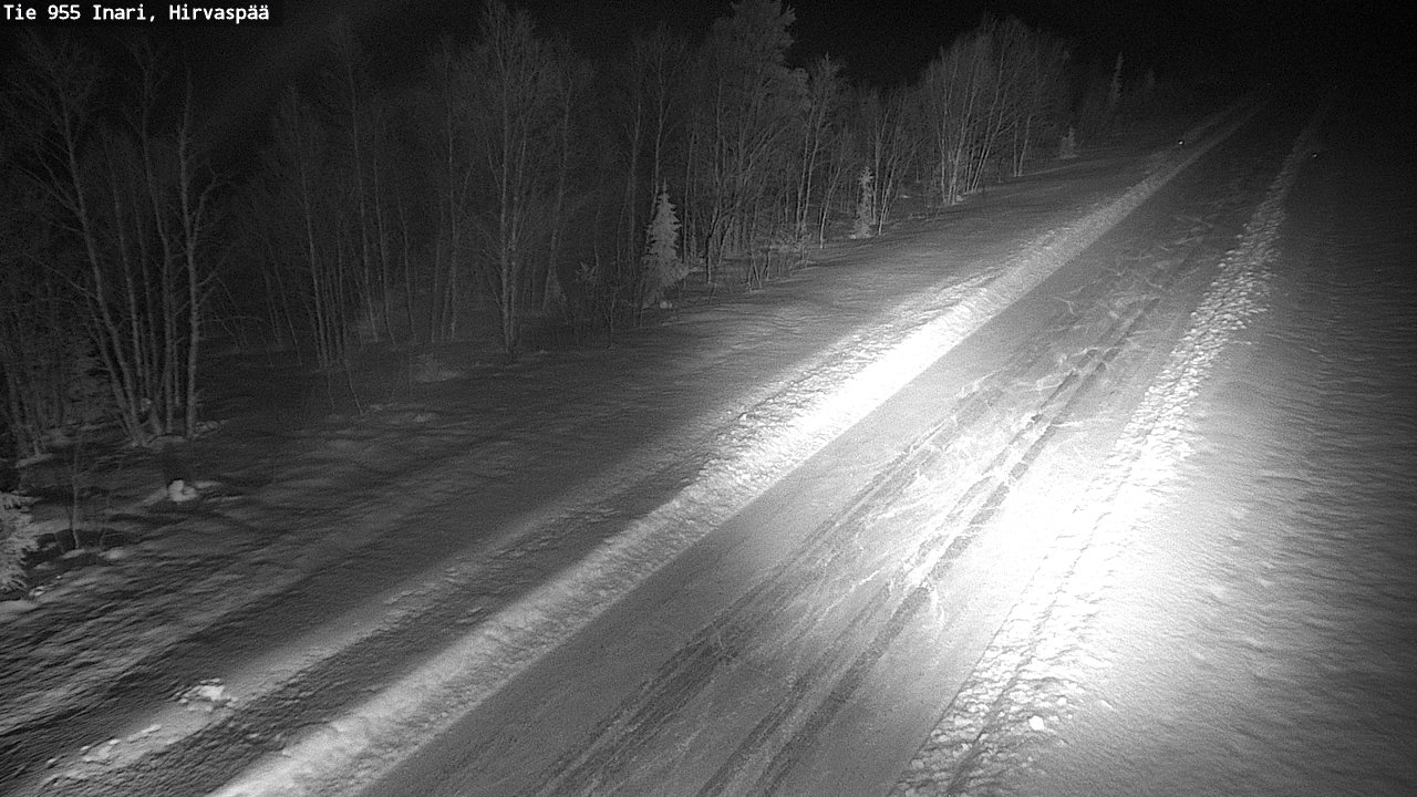 Kelikamerat Kuva Tie 955 Inari, Hirvaspää, Inari, Lappi