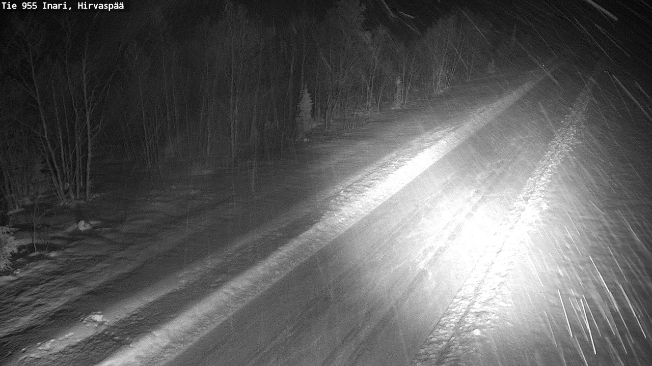 Kelikamerat Kuva Tie 955 Inari, Hirvaspää, Inari, Lappi