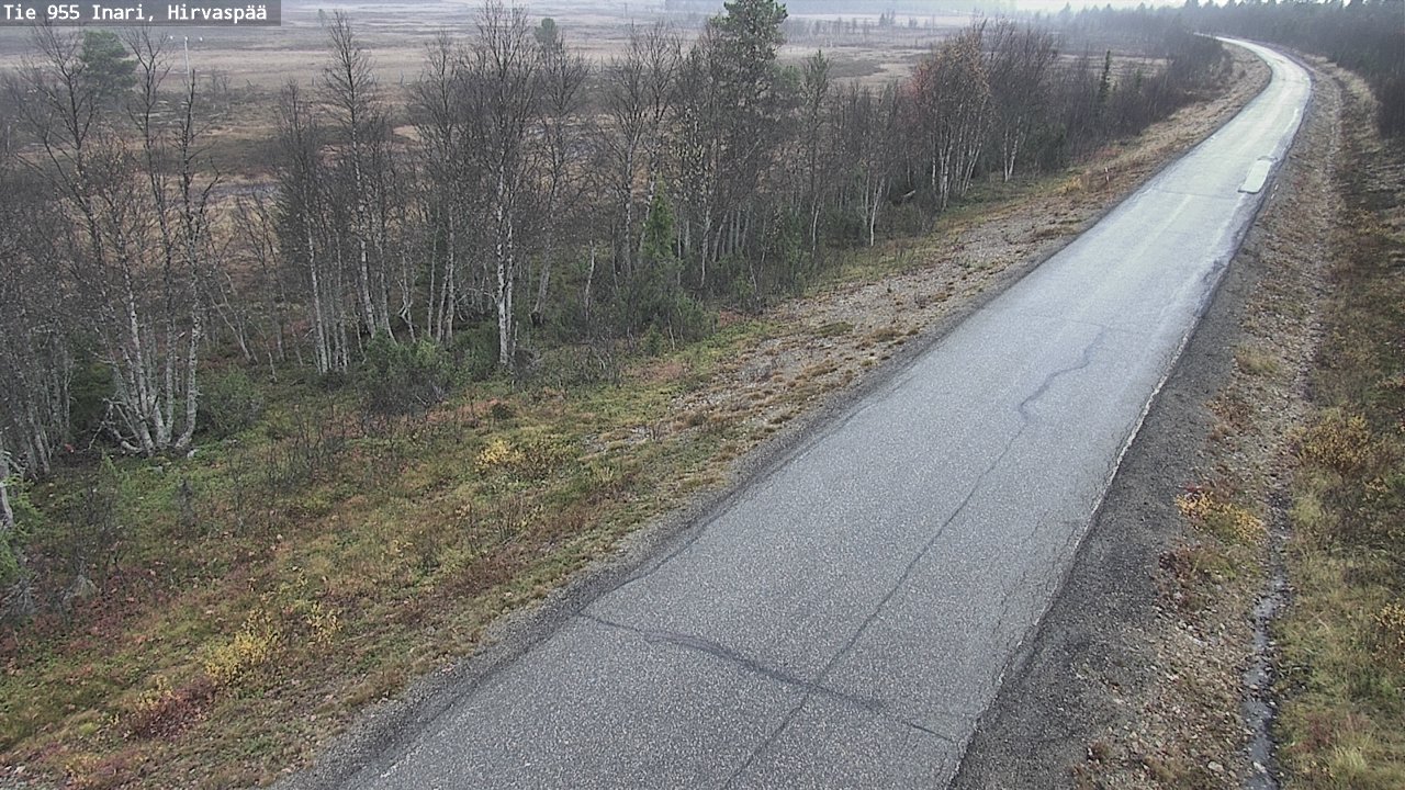 Kelikamerat Kuva Tie 955 Inari, Hirvaspää, Inari, Lappi