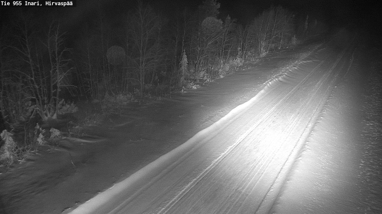 Kelikamerat Kuva Tie 955 Inari, Hirvaspää, Inari, Lappi