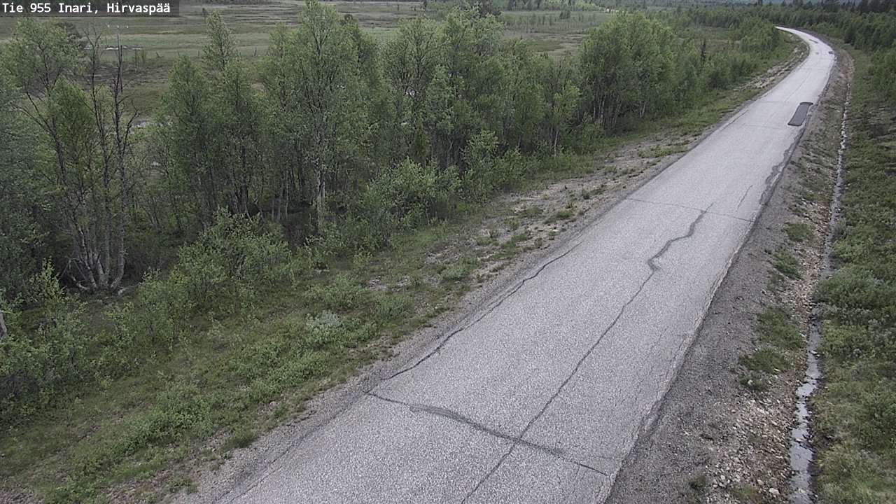 Kelikamerat Kuva Tie 955 Inari, Hirvaspää, Inari, Lappi
