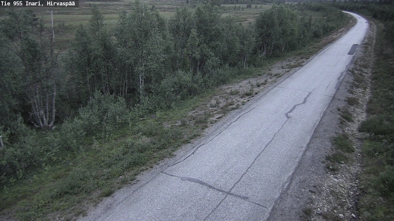 Kelikamerat Kuva Tie 955 Inari, Hirvaspää, Inari, Lappi