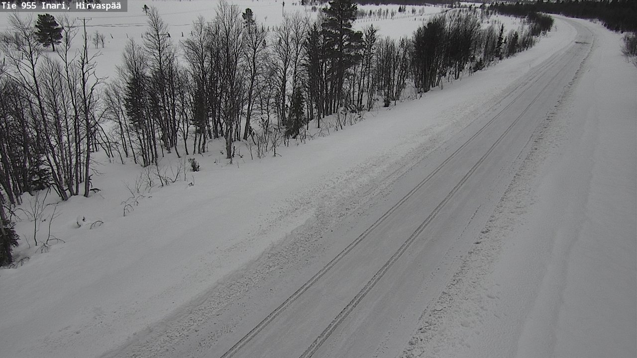 Kelikamerat Kuva Tie 955 Inari, Hirvaspää, Inari, Lappi