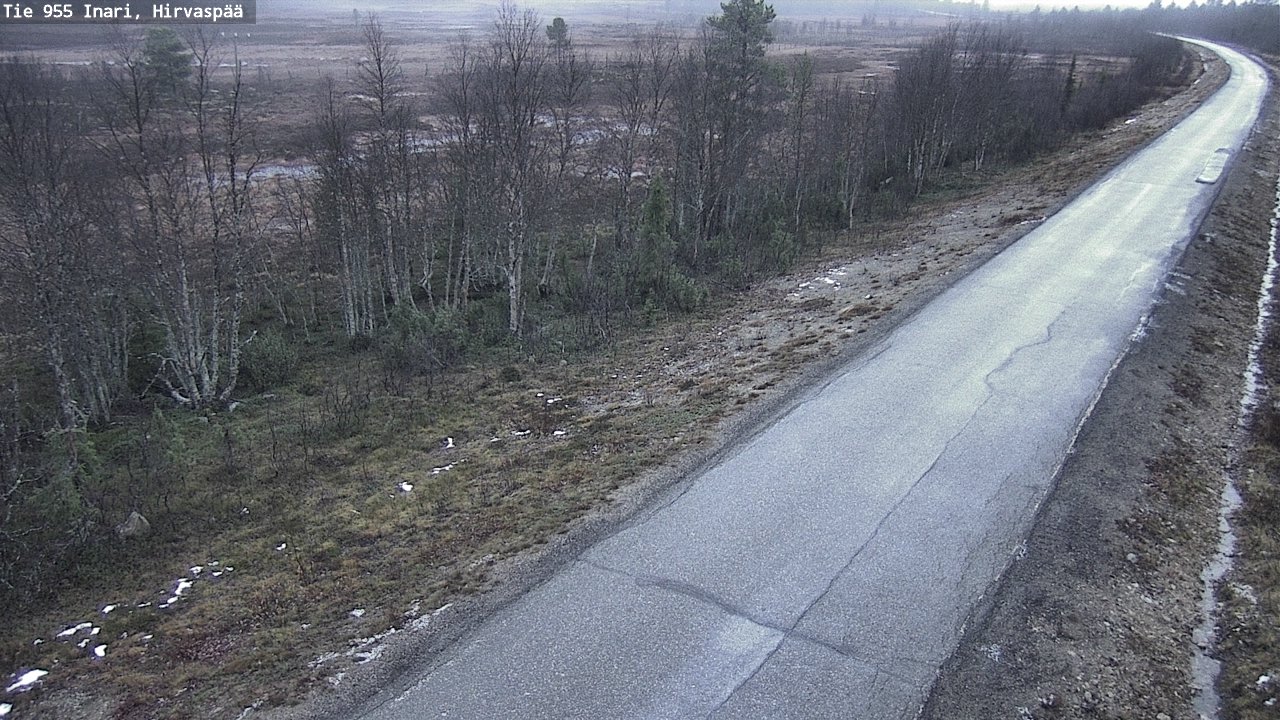 Kelikamerat Kuva Tie 955 Inari, Hirvaspää, Inari, Lappi