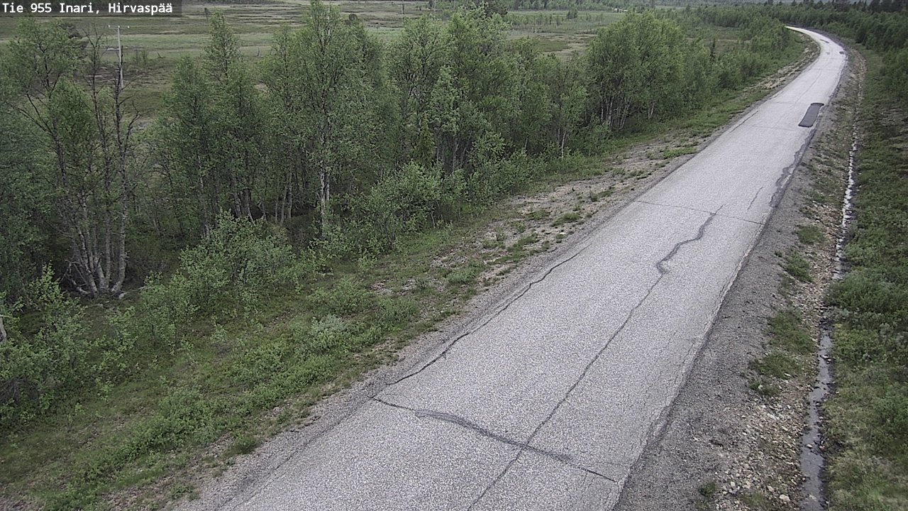 Kelikamerat Kuva Tie 955 Inari, Hirvaspää, Inari, Lappi
