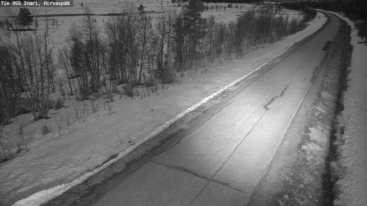 Kelikamerat Kuva Tie 955 Inari, Hirvaspää, Inari, Lappi