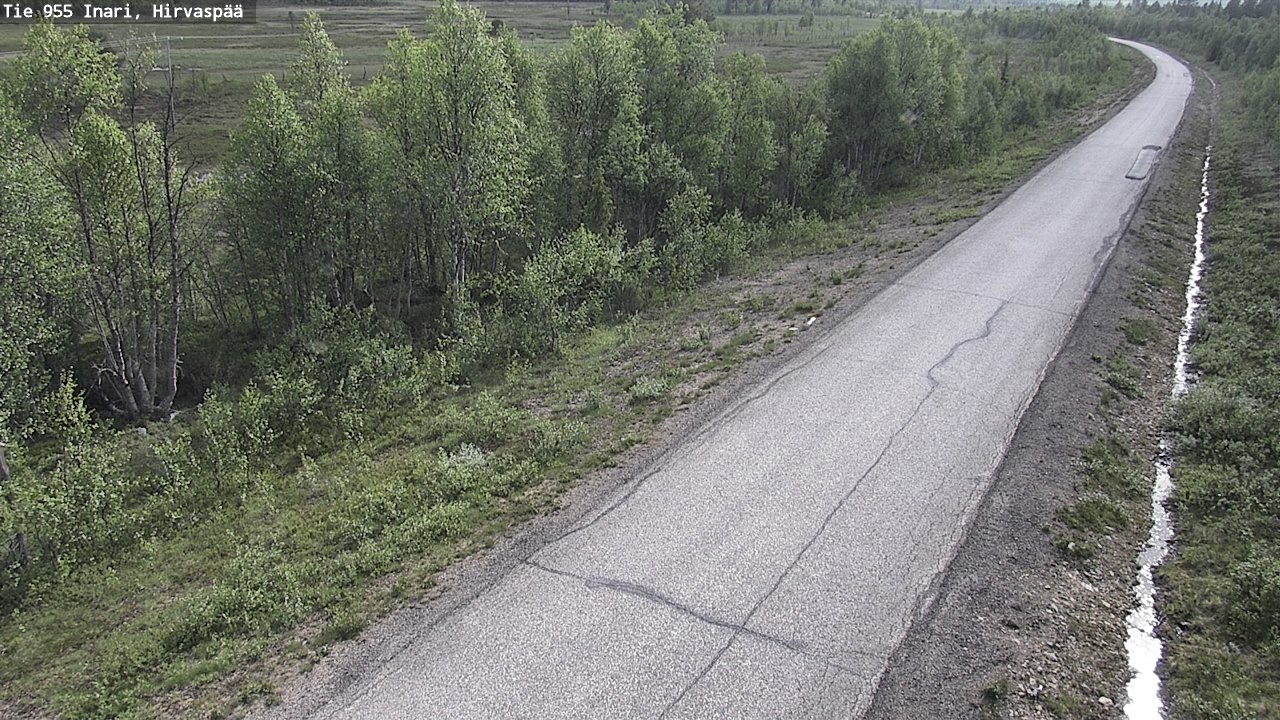 Kelikamerat Kuva Tie 955 Inari, Hirvaspää, Inari, Lappi