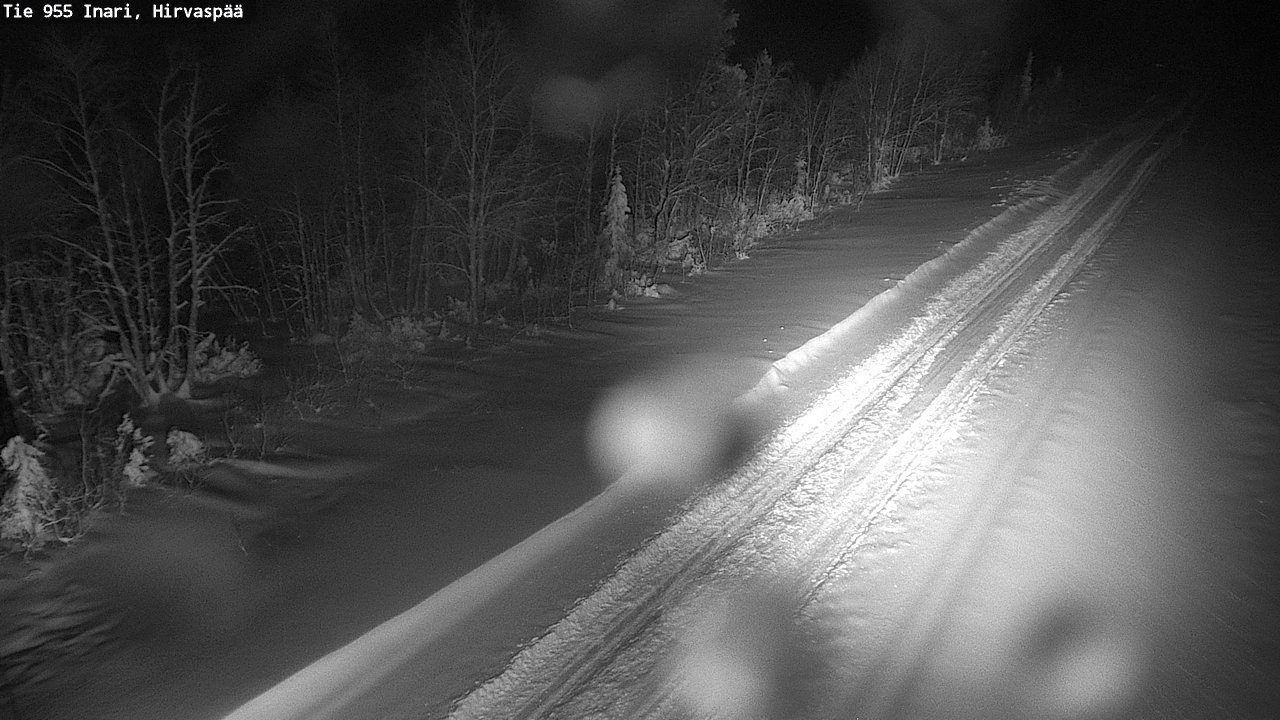 Weather Camera Image Road 955 Inari, Hirvaspää, Inari, Lappi
