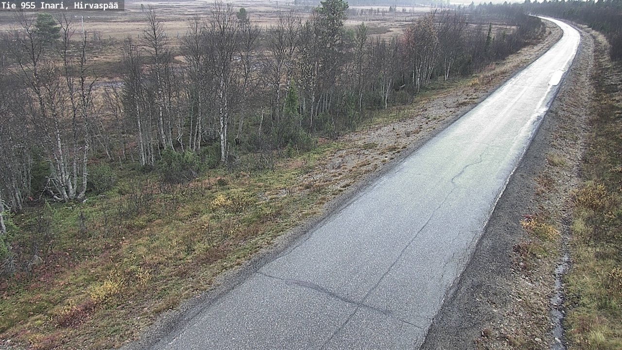 Kelikamerat Kuva Tie 955 Inari, Hirvaspää, Inari, Lappi