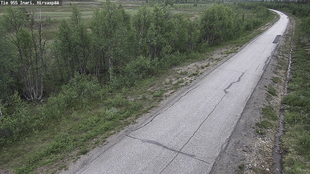 Kelikamerat Kuva Tie 955 Inari, Hirvaspää, Inari, Lappi