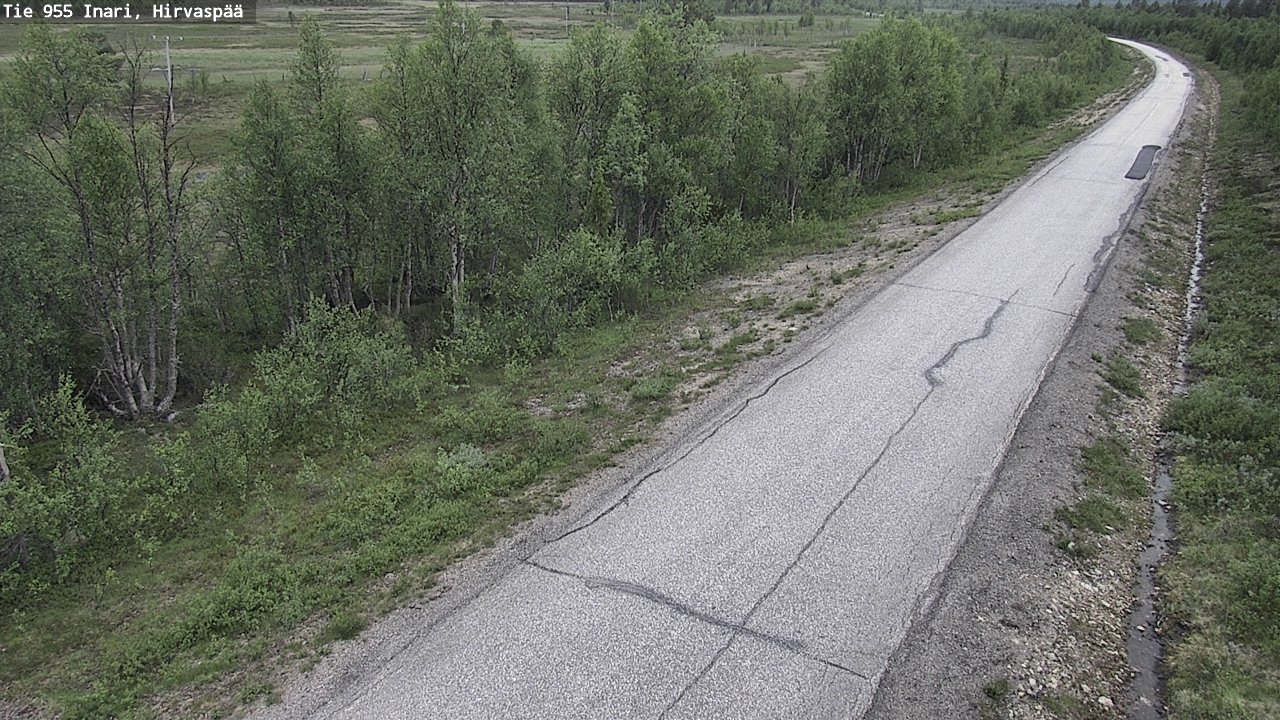 Kelikamerat Kuva Tie 955 Inari, Hirvaspää, Inari, Lappi