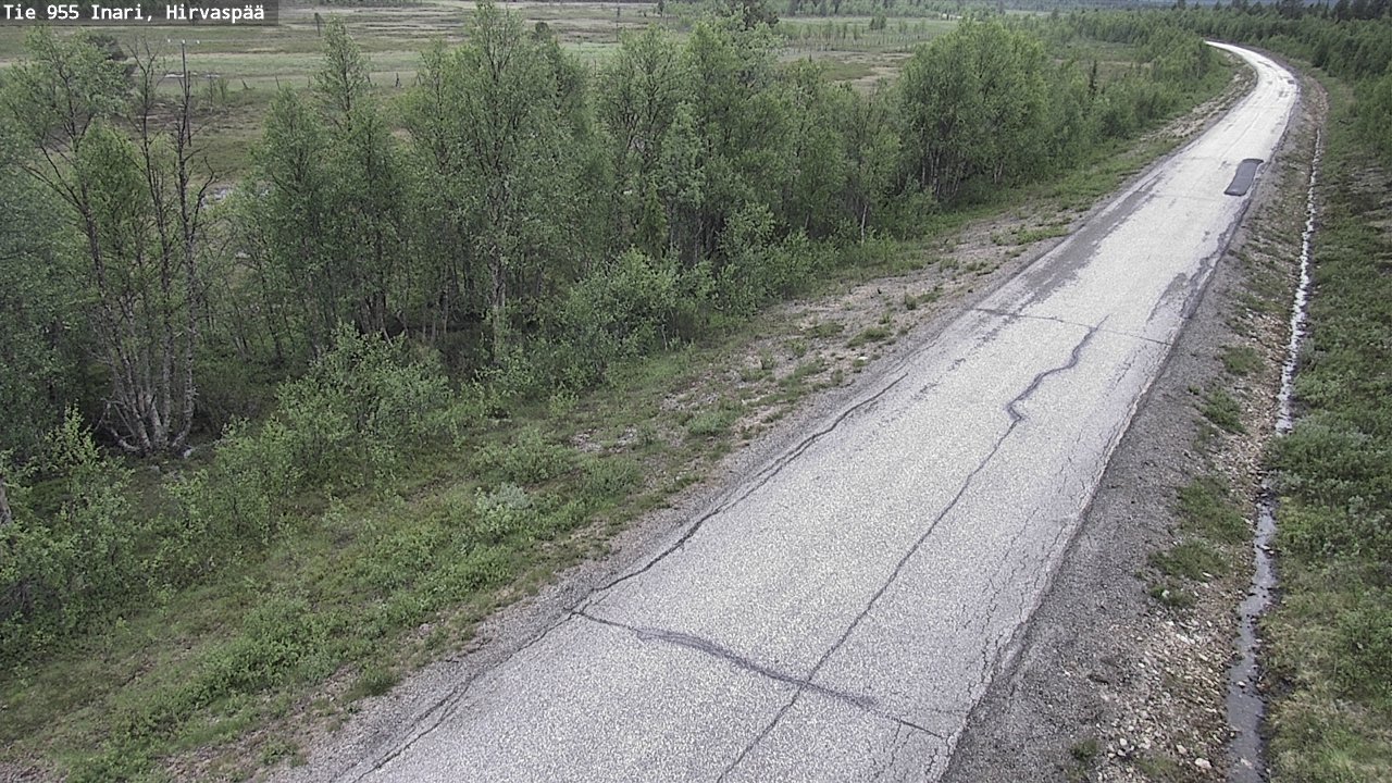 Kelikamerat Kuva Tie 955 Inari, Hirvaspää, Inari, Lappi