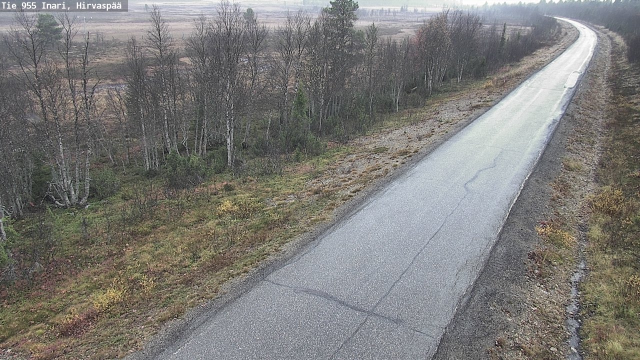 Kelikamerat Kuva Tie 955 Inari, Hirvaspää, Inari, Lappi