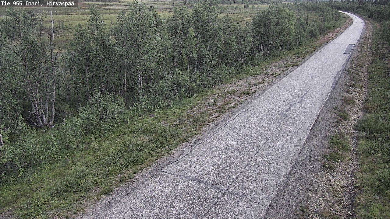 Kelikamerat Kuva Tie 955 Inari, Hirvaspää, Inari, Lappi