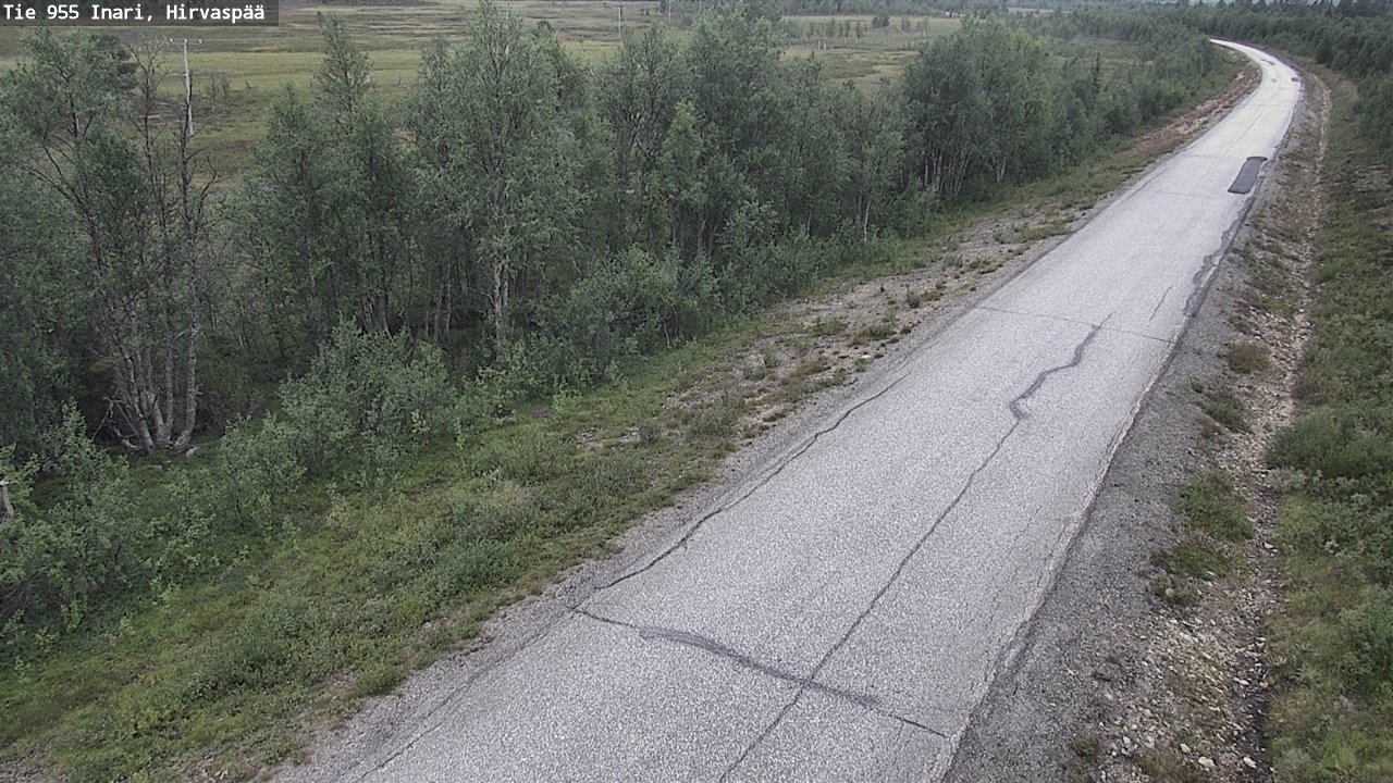 Kelikamerat Kuva Tie 955 Inari, Hirvaspää, Inari, Lappi