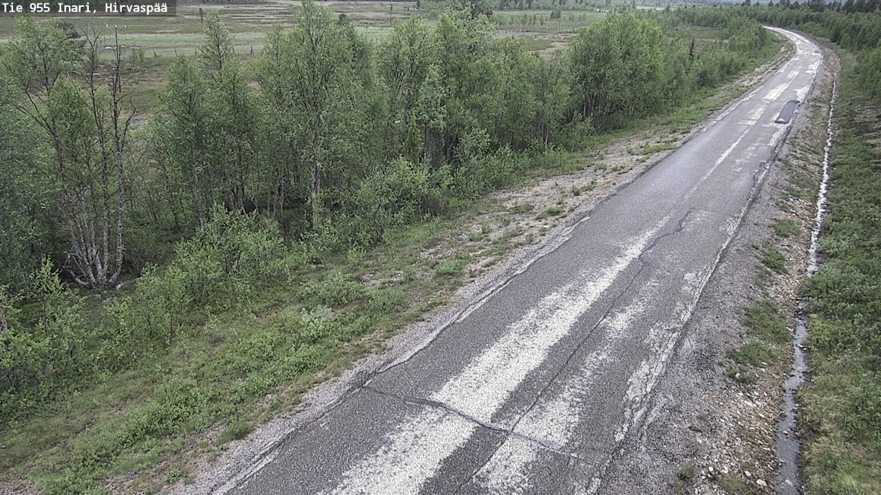 Kelikamerat Kuva Tie 955 Inari, Hirvaspää, Inari, Lappi