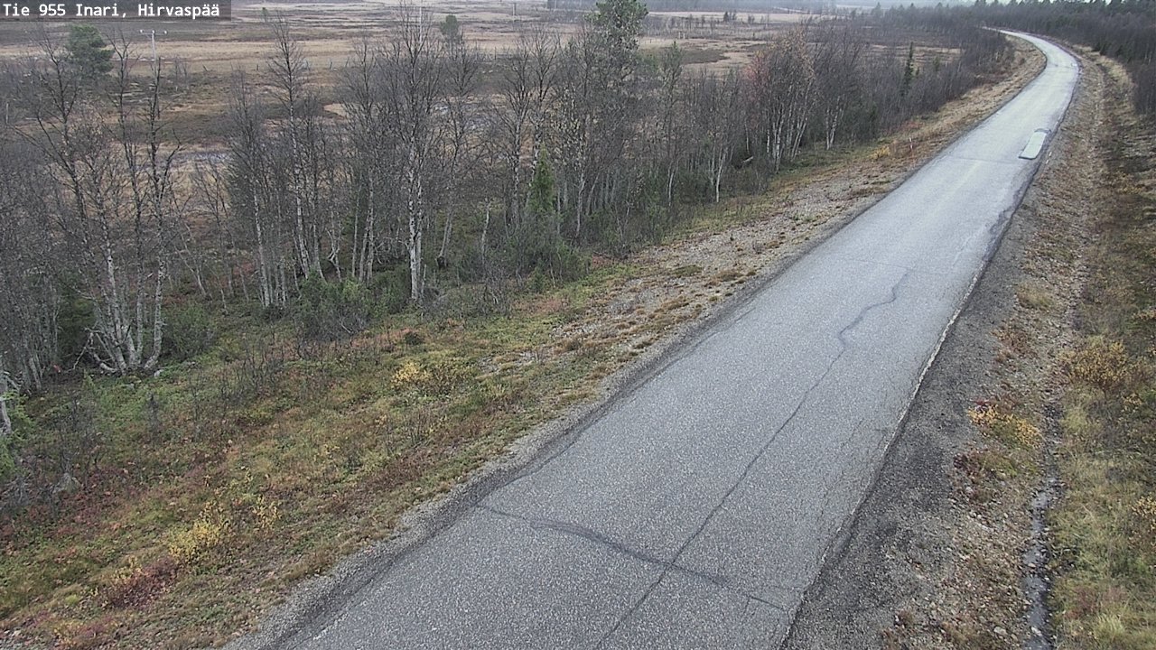 Kelikamerat Kuva Tie 955 Inari, Hirvaspää, Inari, Lappi