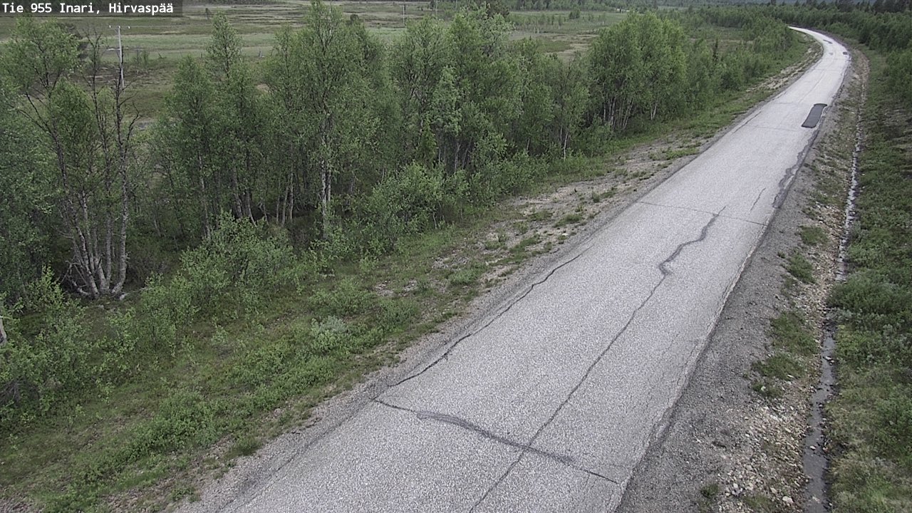 Kelikamerat Kuva Tie 955 Inari, Hirvaspää, Inari, Lappi