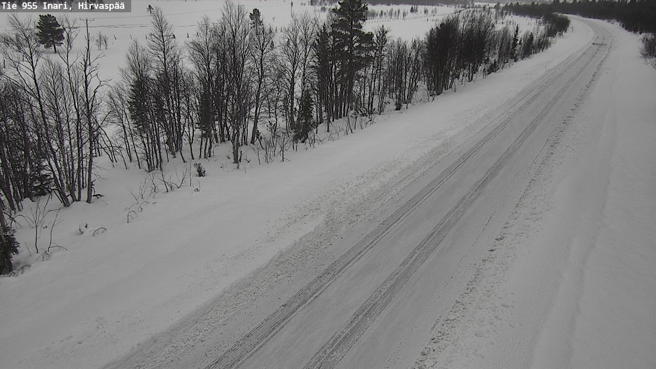 Kelikamerat Kuva Tie 955 Inari, Hirvaspää, Inari, Lappi