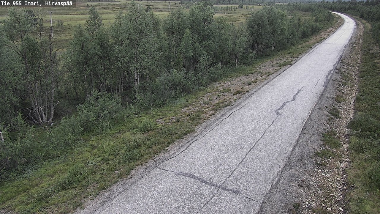 Kelikamerat Kuva Tie 955 Inari, Hirvaspää, Inari, Lappi