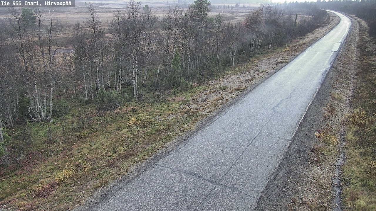 Kelikamerat Kuva Tie 955 Inari, Hirvaspää, Inari, Lappi