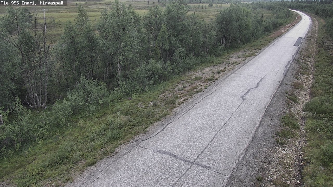 Kelikamerat Kuva Tie 955 Inari, Hirvaspää, Inari, Lappi