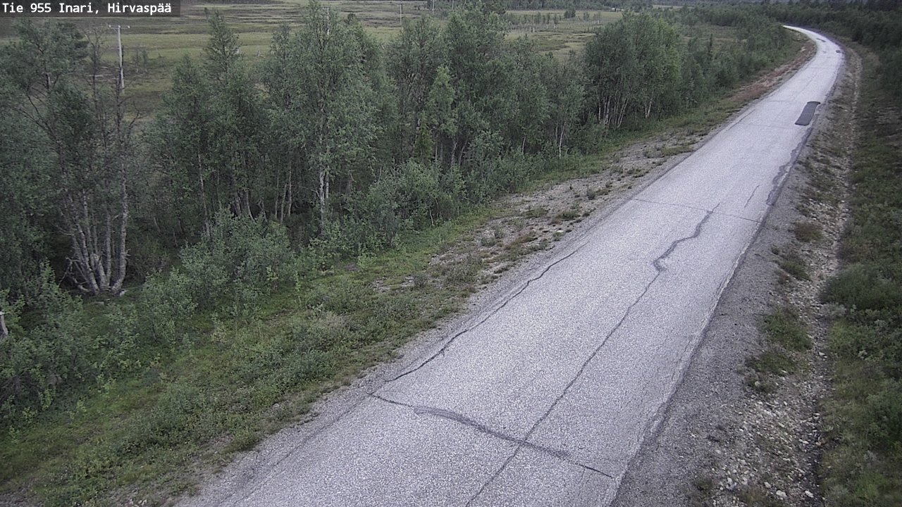 Kelikamerat Kuva Tie 955 Inari, Hirvaspää, Inari, Lappi