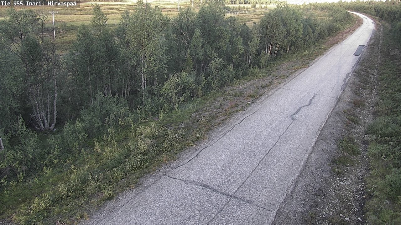 Kelikamerat Kuva Tie 955 Inari, Hirvaspää, Inari, Lappi