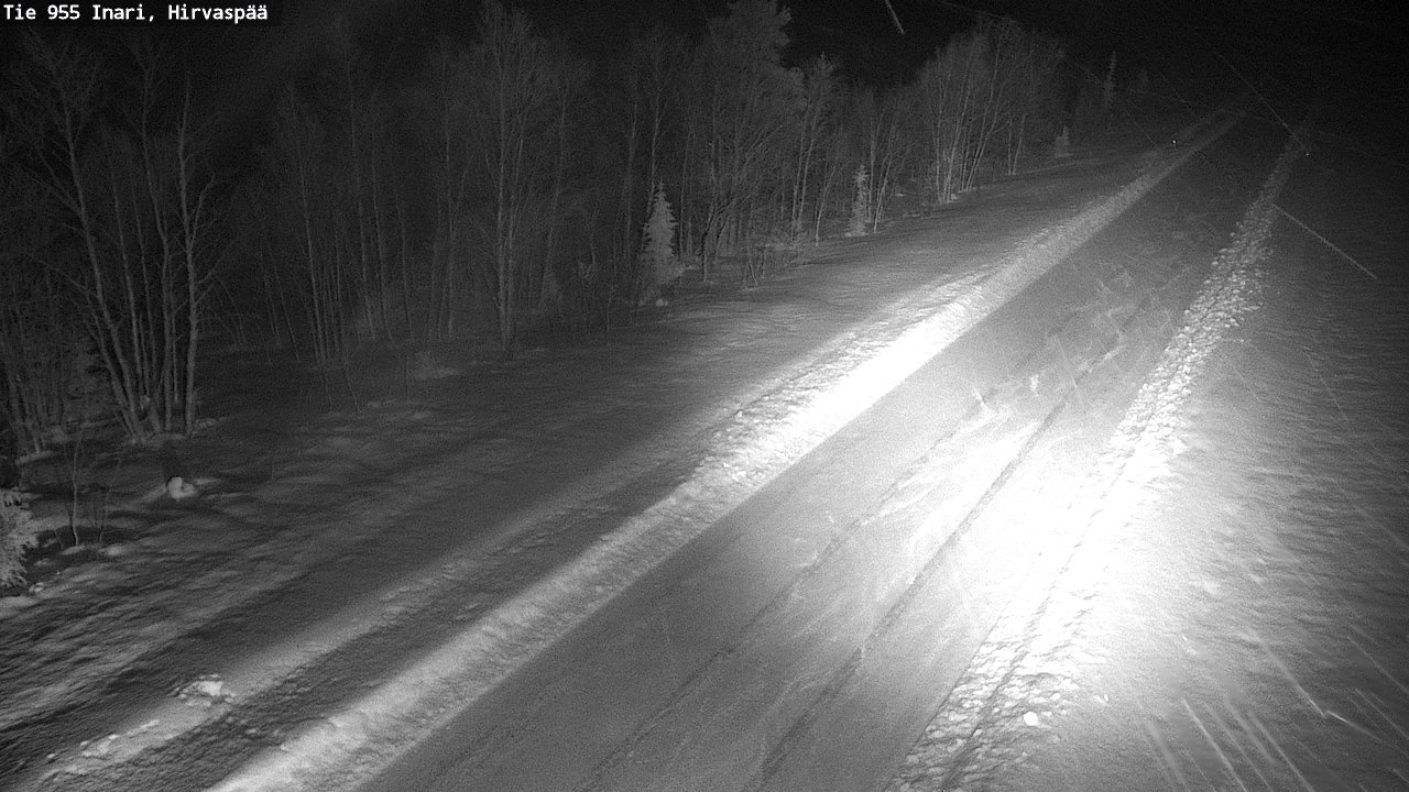 Kelikamerat Kuva Tie 955 Inari, Hirvaspää, Inari, Lappi