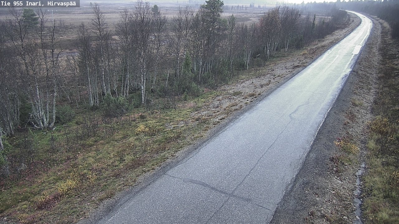 Kelikamerat Kuva Tie 955 Inari, Hirvaspää, Inari, Lappi