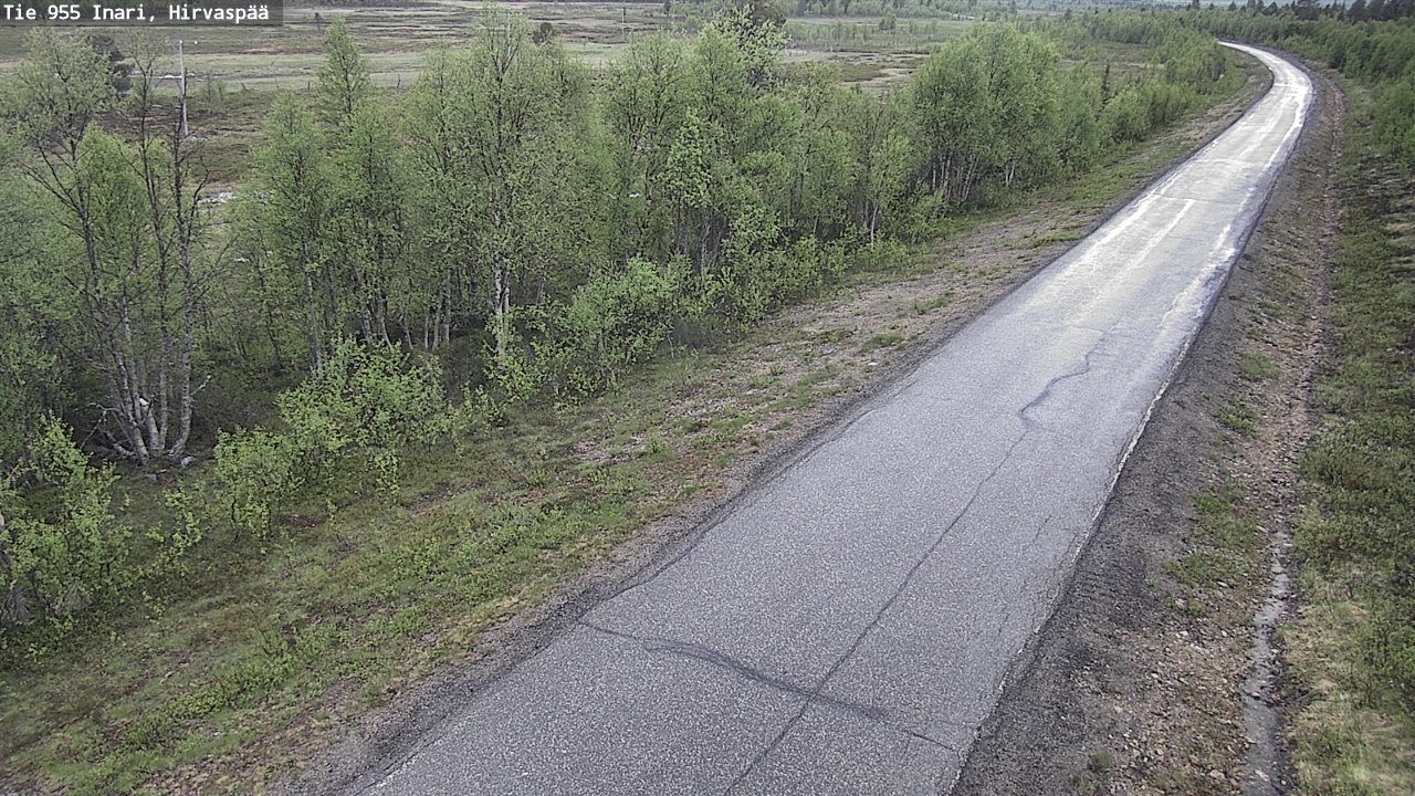 Kelikamerat Kuva Tie 955 Inari, Hirvaspää, Inari, Lappi