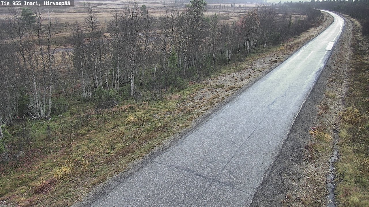 Kelikamerat Kuva Tie 955 Inari, Hirvaspää, Inari, Lappi