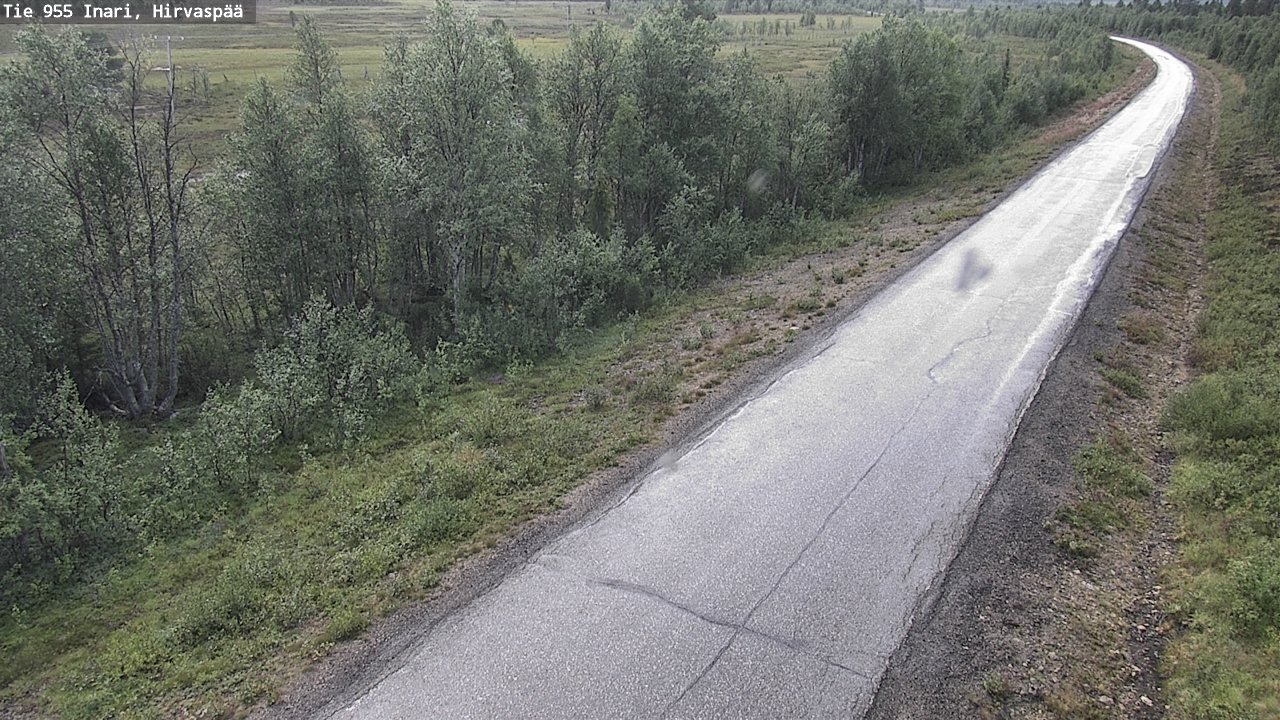 Weather Camera Image Väg 955 Enare, Hirvaspää, Inari, Lappi