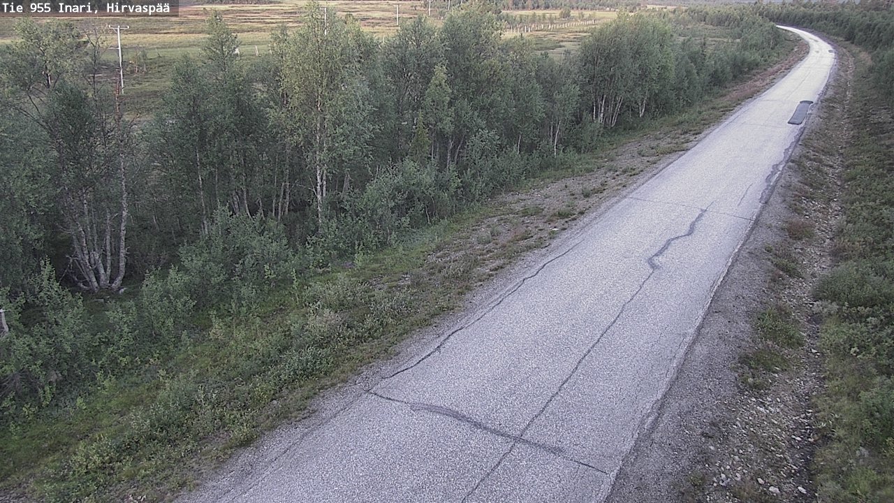 Weather Camera Image Väg 955 Enare, Hirvaspää, Inari, Lappi