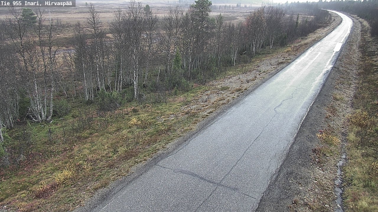 Kelikamerat Kuva Tie 955 Inari, Hirvaspää, Inari, Lappi