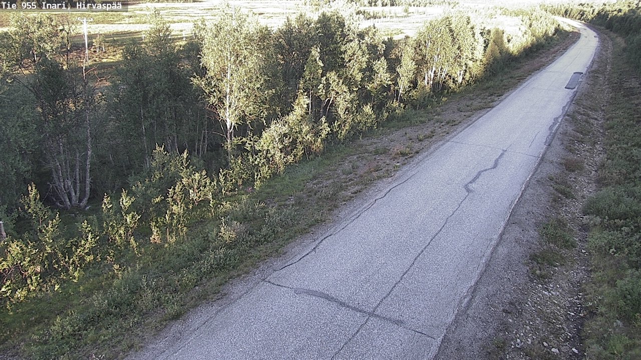 Kelikamerat Kuva Tie 955 Inari, Hirvaspää, Inari, Lappi