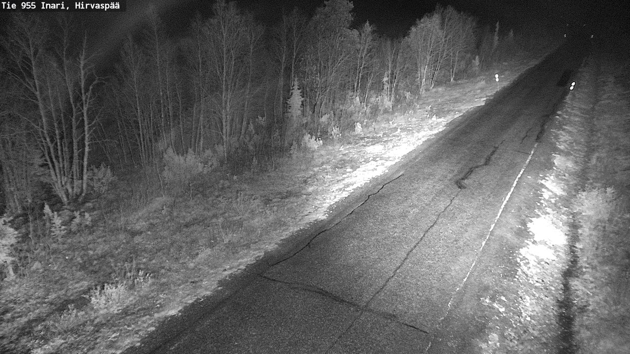 Kelikamerat Kuva Tie 955 Inari, Hirvaspää, Inari, Lappi