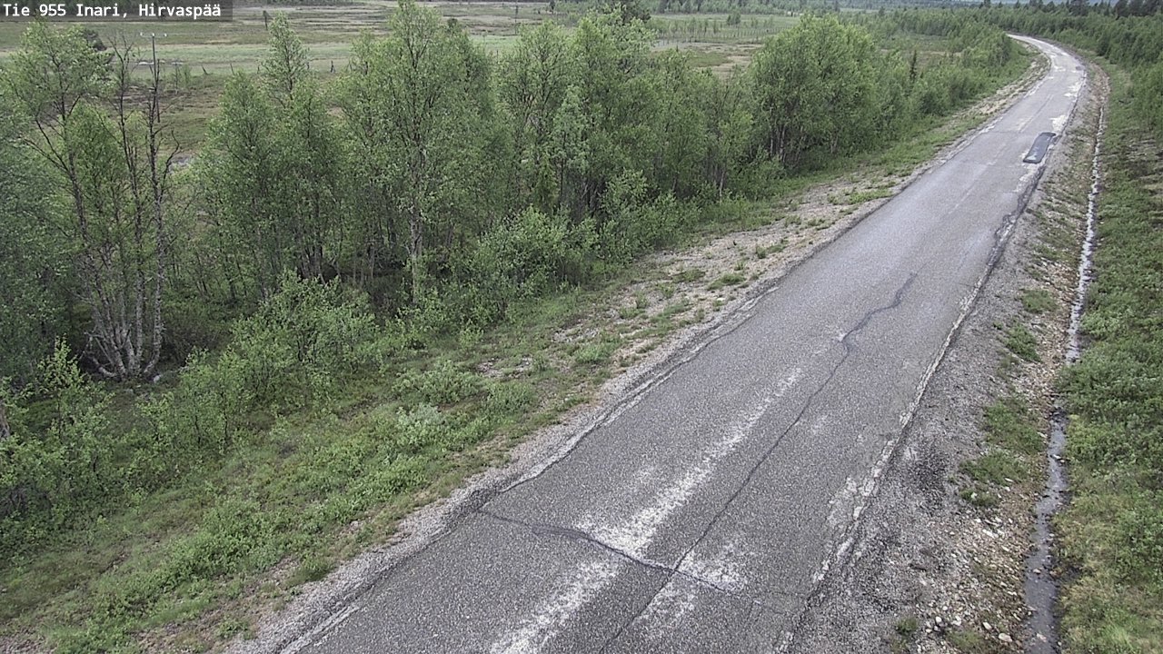 Kelikamerat Kuva Tie 955 Inari, Hirvaspää, Inari, Lappi