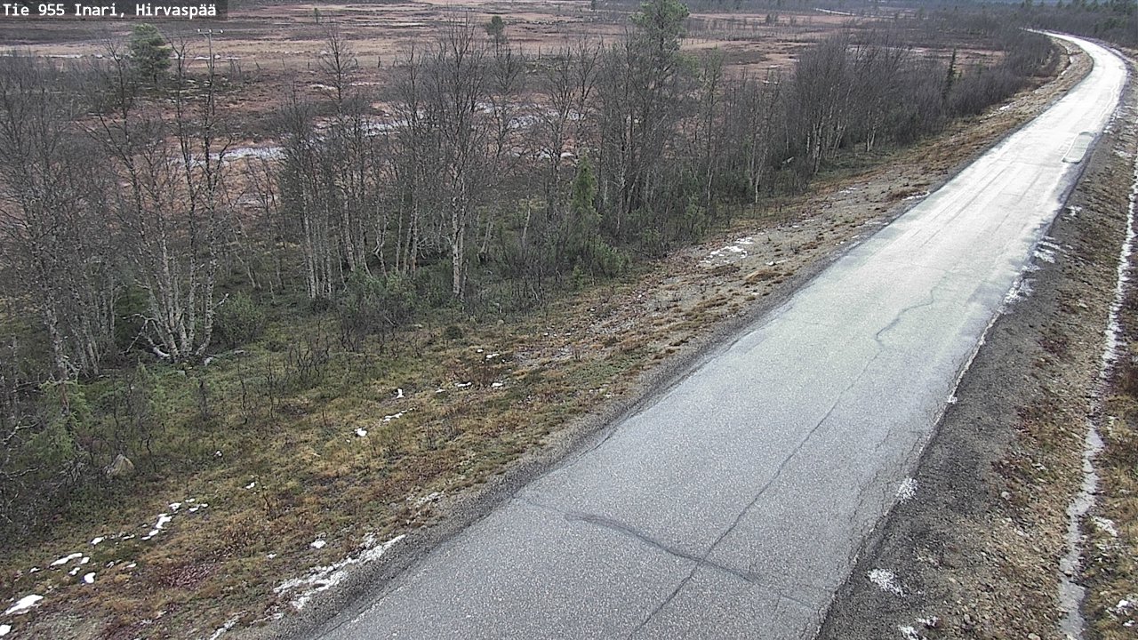 Kelikamerat Kuva Tie 955 Inari, Hirvaspää, Inari, Lappi