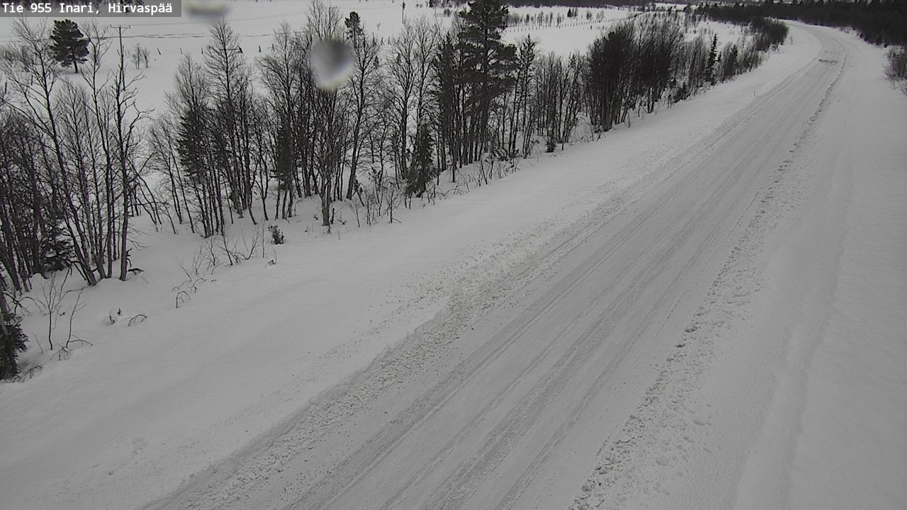 Kelikamerat Kuva Tie 955 Inari, Hirvaspää, Inari, Lappi