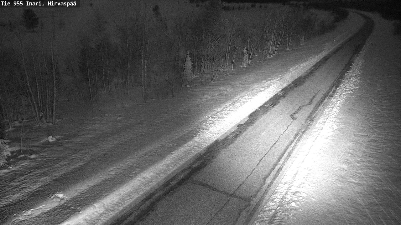 Kelikamerat Kuva Tie 955 Inari, Hirvaspää, Inari, Lappi