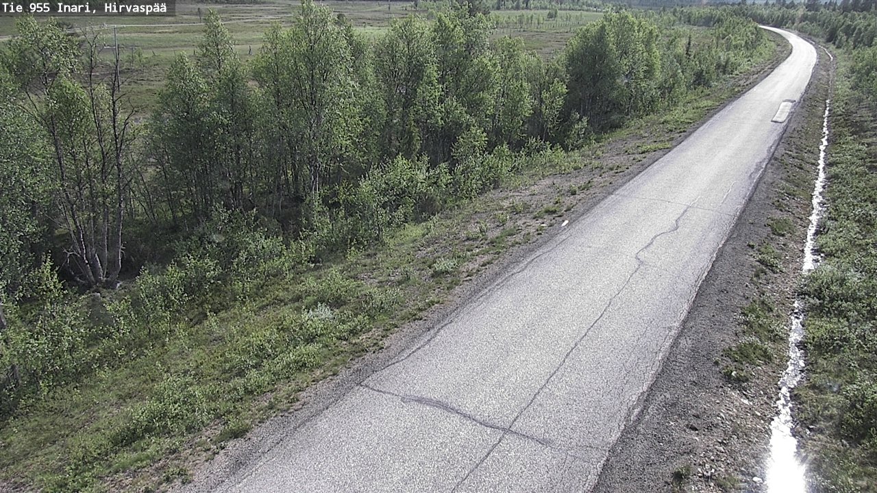 Kelikamerat Kuva Tie 955 Inari, Hirvaspää, Inari, Lappi
