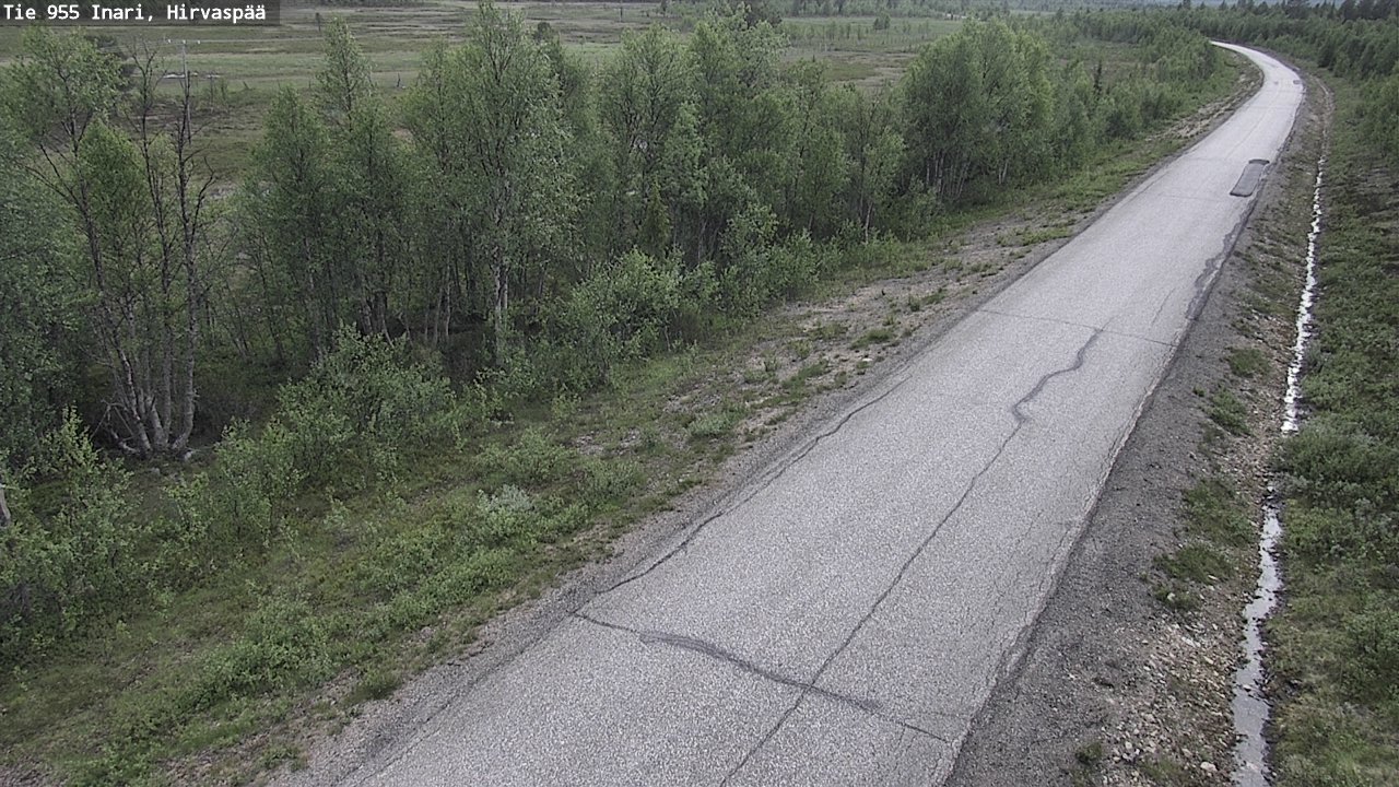 Kelikamerat Kuva Tie 955 Inari, Hirvaspää, Inari, Lappi