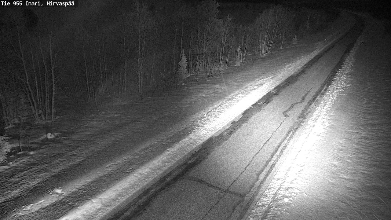 Kelikamerat Kuva Tie 955 Inari, Hirvaspää, Inari, Lappi