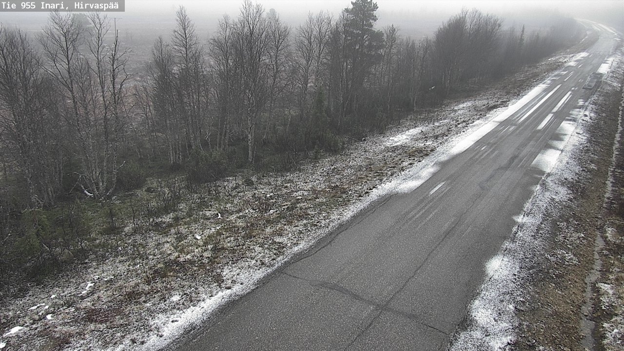 Kelikamerat Kuva Tie 955 Inari, Hirvaspää, Inari, Lappi