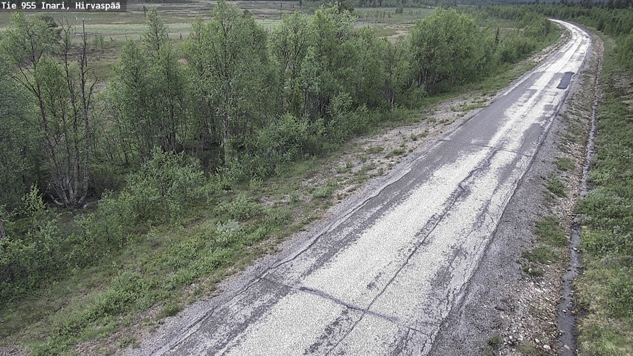 Kelikamerat Kuva Tie 955 Inari, Hirvaspää, Inari, Lappi