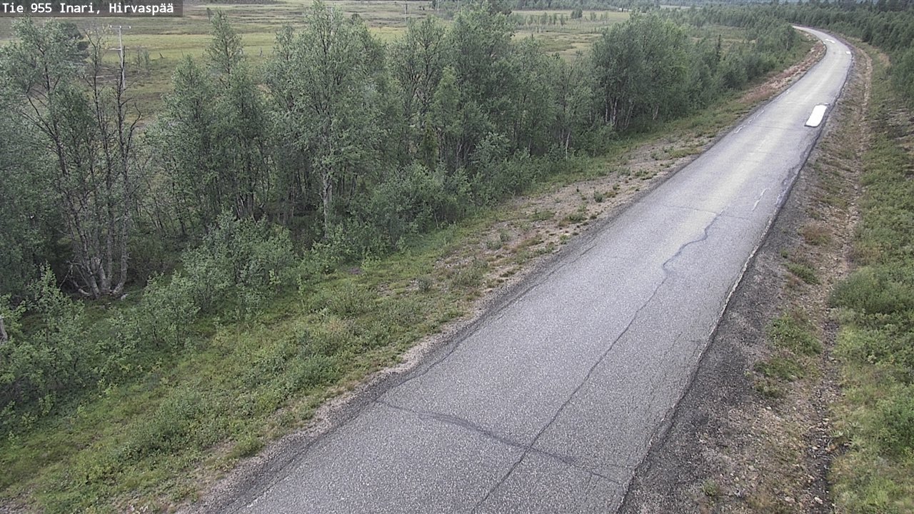 Weather Camera Image Väg 955 Enare, Hirvaspää, Inari, Lappi